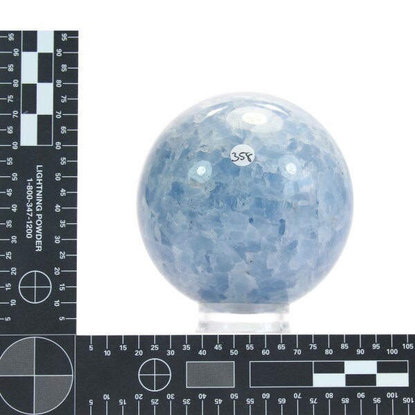 Calcit Blau Kugel 73 mm - Nr. 358