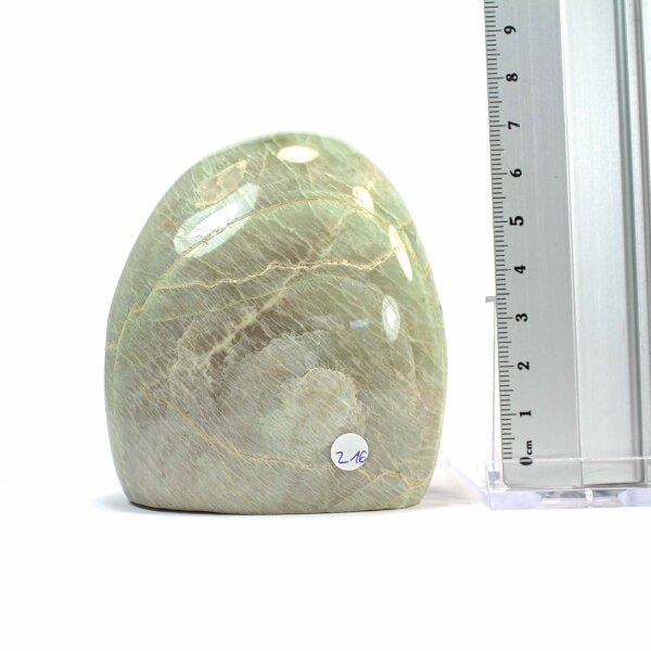 Grüner Mondstein Single 80 mm - Nr. 216