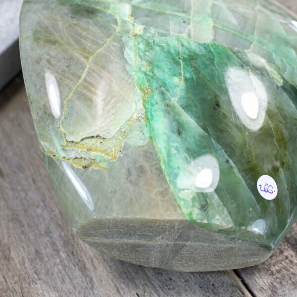 Grüner Mondstein Single 165 mm - Nr. 266