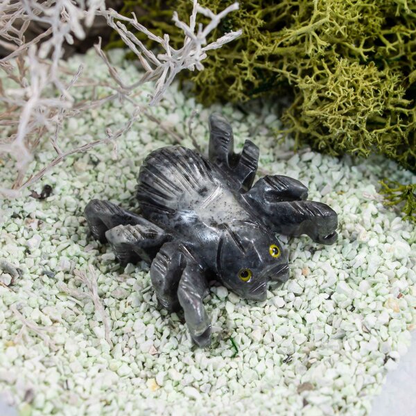 Steinfigur Spinne Thekla