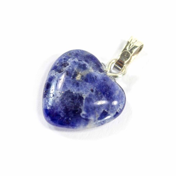 Sodalith Herz Anhänger 12 mm