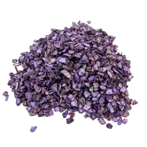Muschel-Bruch Lila 1kg (3-5mm)