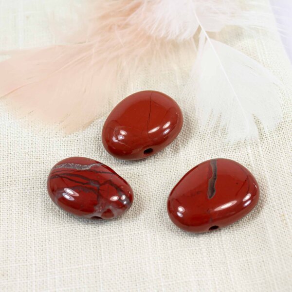 Jaspis rot Trommelstein Anhänger