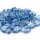Mosaik Glasbruch Crystal Eisblau Himmelblau 1kg (15-35mm) II. Wahl