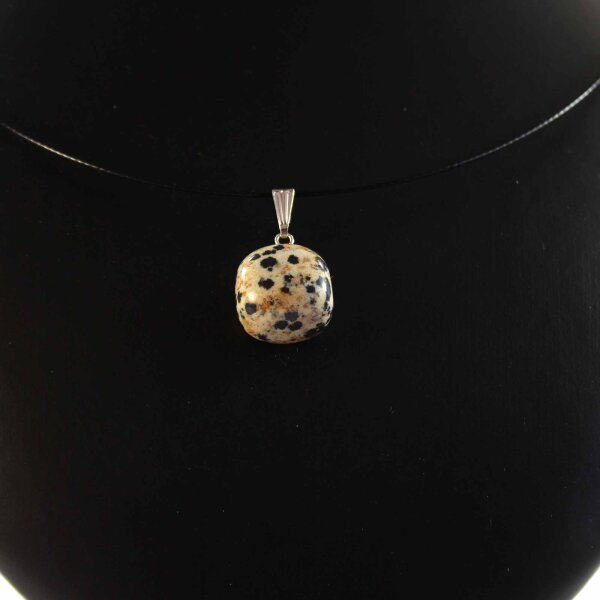 Dalmatinerstein Anhänger Freeform