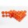 Glasmurmeln Crystal Orange marmoriert 100g (16mm)