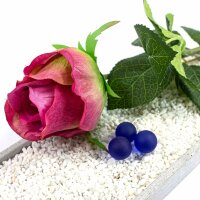 Glaskugel Frost Kobaltblau (16mm)