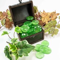 Glasnuggets Crystal Maigrün 1kg (30-35mm)