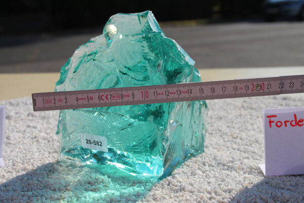 Glasbrocken Single Türkis  2,50kg