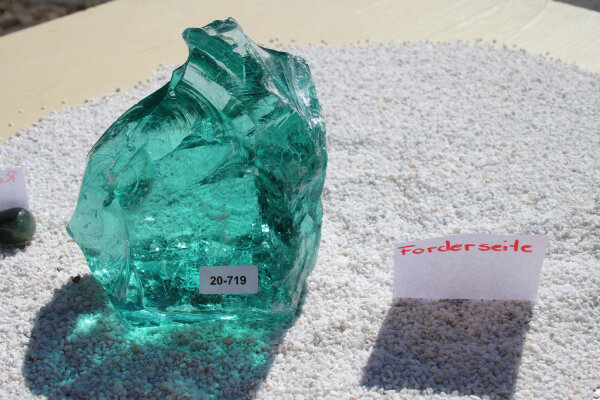 Glasbrocken Single Türkis  3,60kg