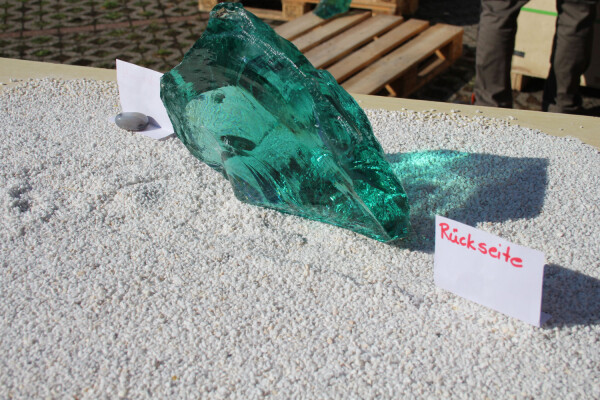 Glasbrocken Single Türkis  4,50kg