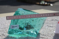 Glasbrocken Single Türkis  1,60kg
