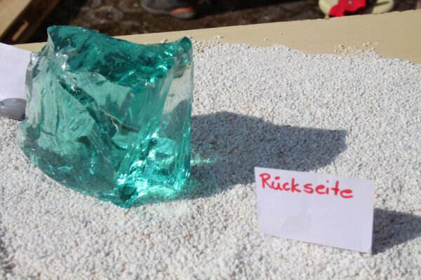 Glasbrocken Single Türkis  2,10kg