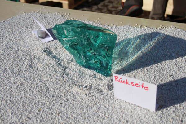 Glasbrocken Single Türkis  2kg