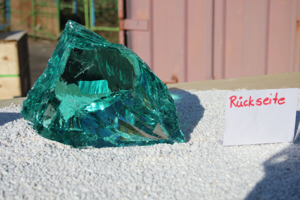 Glasbrocken Single Türkis  3kg