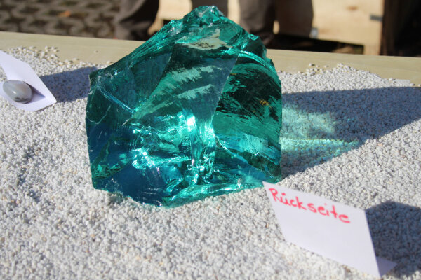 Glasbrocken Single Türkis  3kg
