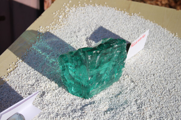 Glasbrocken Single Türkis 2,60kg