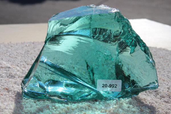 Glasbrocken Single Türkis 2,1kg