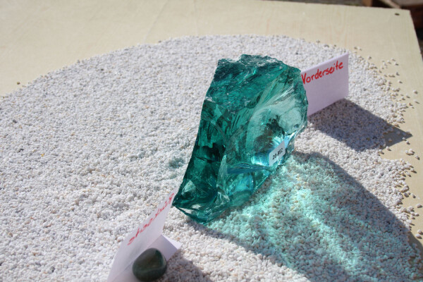 Glasbrocken Single Türkis 2,1kg