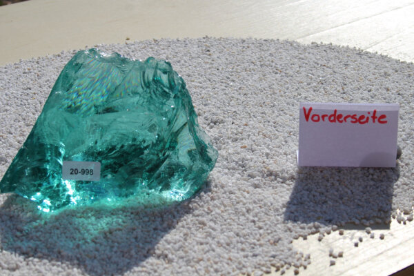 Glasbrocken Single Türkis 2,10kg