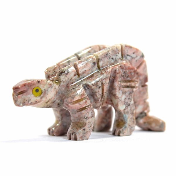 Adventskalender 24 tlg. Füllung Set 17 "1 Steinfigur Dinosaurier - Stegosaurus"