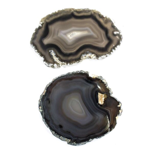 Achatscheibe Schwarz 4-6 cm