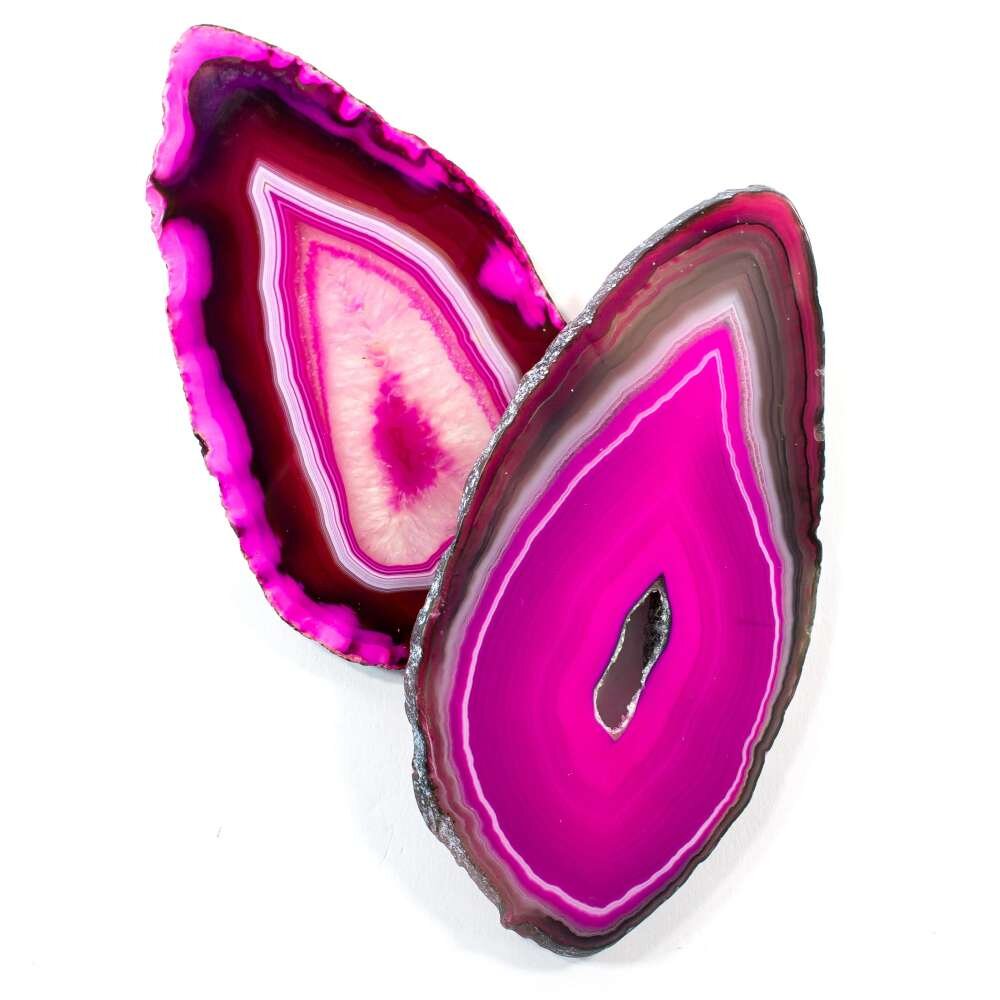 Qualität Achat Scheibe JY große XL Achatscheibe pink rosa Ø 221 mm Brasilien A 