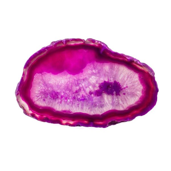 Achatscheibe Pink 8-10 cm