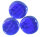 1kg Glasnuggets 60-70 mm Kobaltblau mit Aufdruck II. Wahl