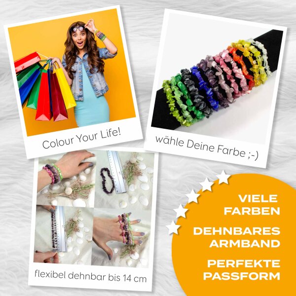 Armband Katzenauge Dunkelgrün