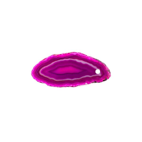 Achatscheibe Pink 2-4 cm gebohrt