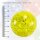 Glaskugel Effektsplitt Zitronengelb (50mm)