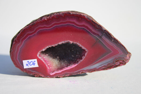 Rote Achat Geode Single 229g