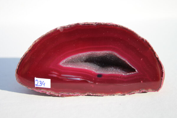 Rote Achat Geode Single 308g