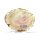 Achatscheibe Single Pink ca. 7,3 cm - 44 g inkl. Rand geschliffen & Bohrung