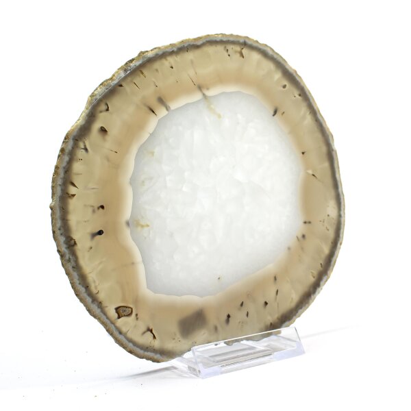  Achatscheibe Single Natur 17,5cm - 339g - matt II. Wahl