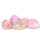 Mosaikbruch Glasbrocken Pastellapriko-pink 5kg Mix (40-80mm)