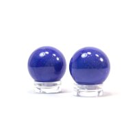 Glaskugel Opak Blau (22mm)