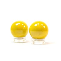 Glaskugel Opak Gelb (22mm)