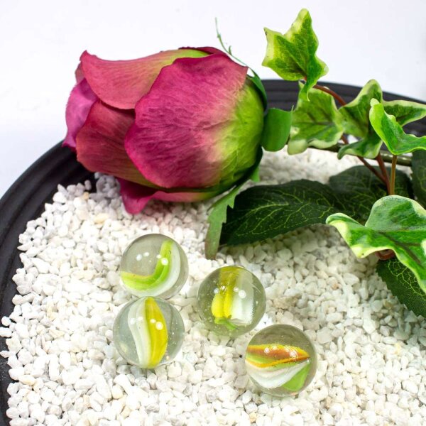 Glaskugel Crystal Katzenauge Bunt (22mm)