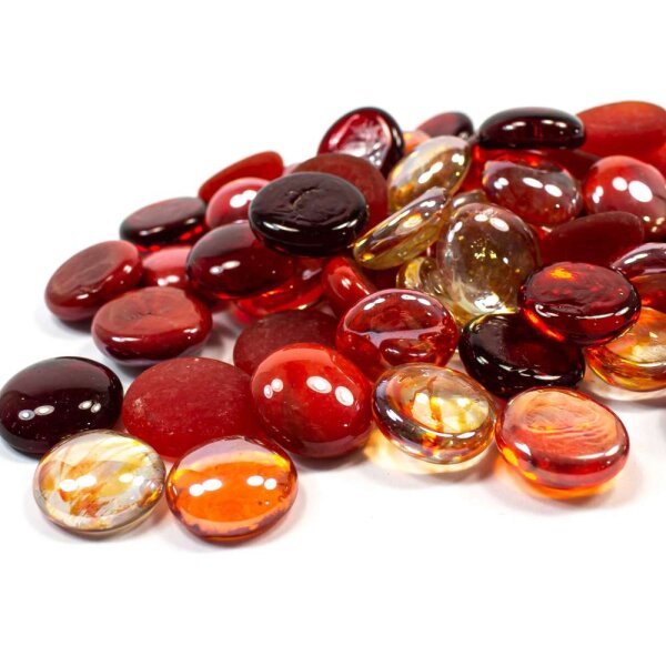 Glasnuggets Farbmix Red 100g (17-20mm)