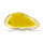 Achatscheibe Single Gelb ca. 8,1 cm - 28,90 g inkl. Rand geschliffen & Bohrung