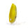 Achatscheibe Single Gelb ca. 7,5 cm - 34,80 g inkl. Rand geschliffen & Bohrung