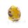 Achatscheibe Single Gelb ca. 3,5 cm - 12 g inkl. Rand geschliffen & Bohrung