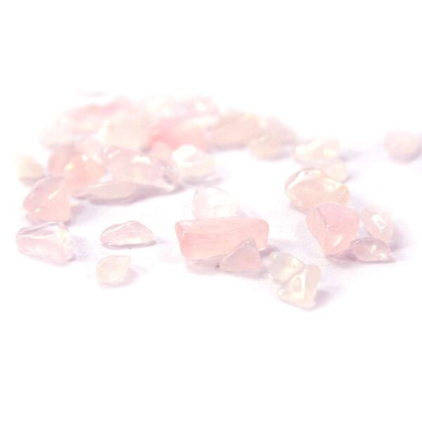 Rosenquarz Trommelstein Chips 4-12mm 100g