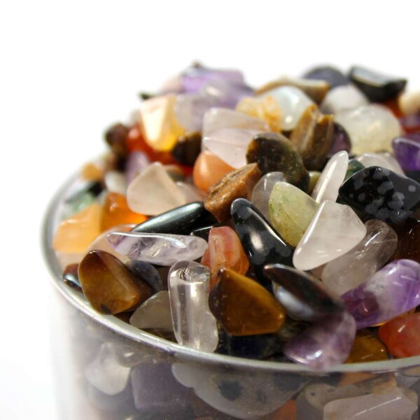 Afrika Mix Trommelstein Chips 4-12mm 100g