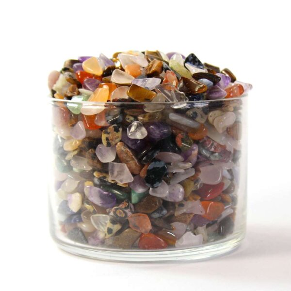 Afrika Mix Trommelstein Chips 4-12mm 100g