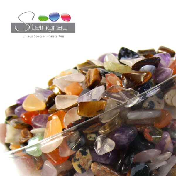 Afrika Mix Trommelstein Chips 4-12mm 100g