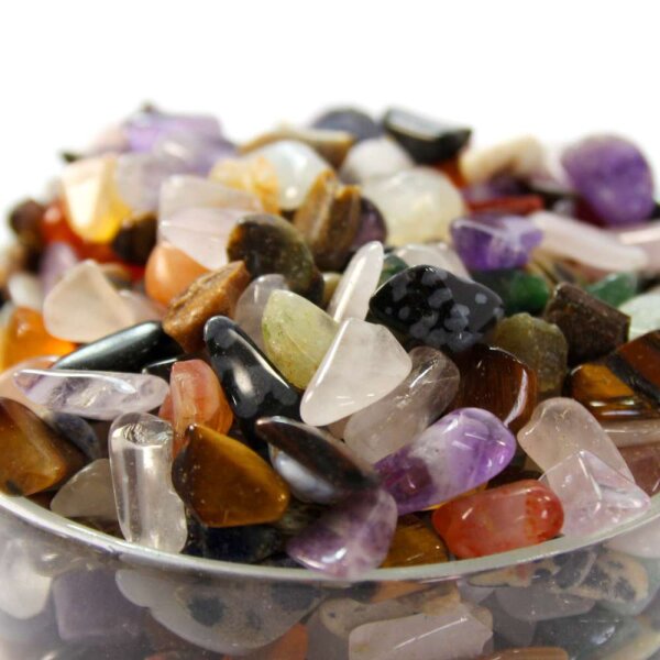Afrika Mix Trommelstein Chips 4-12mm 100g