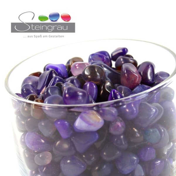 Achat Lila Mini Trommelsteine exklusiv Brasilien 4-12mm 100g